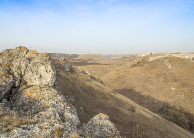 Küçük nehir ve tepeler Prairie