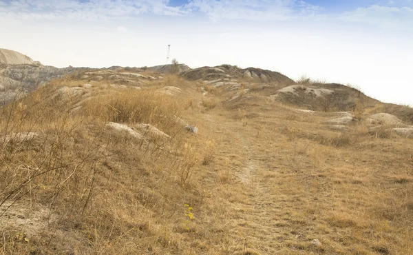 Grassy hill top — Stock Photo, Image