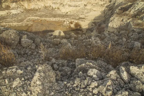 Piedras en primer plano de cantera —  Fotos de Stock