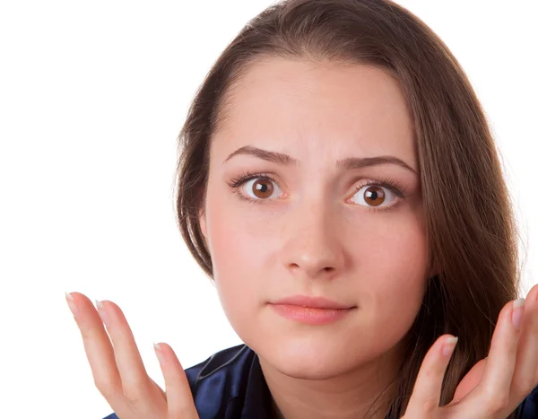 Porträt einer jungen Frau. — Stockfoto