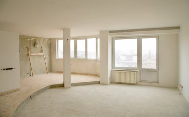 bitmemiş onarım daire