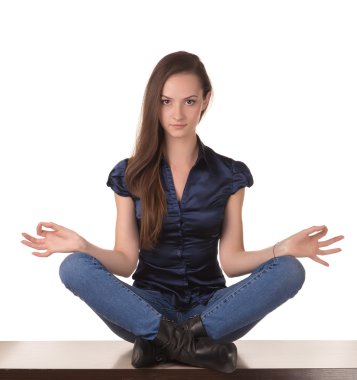 güzel kız meditasyon