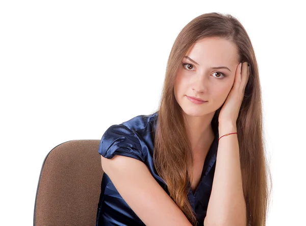 Young girl smiling — Stock Photo, Image