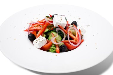 Taze Yunan salatası.