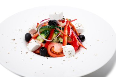 Taze Yunan salatası.