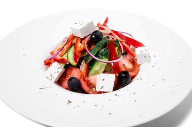 Taze Yunan salatası.