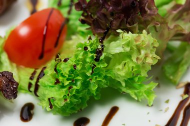 Domates ve marul portre.