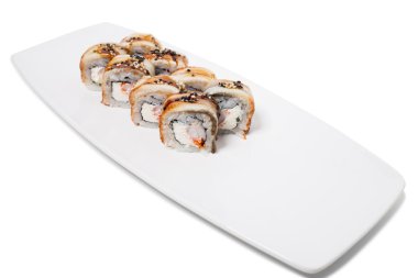 Kanada kar Yengeç ile rulo.