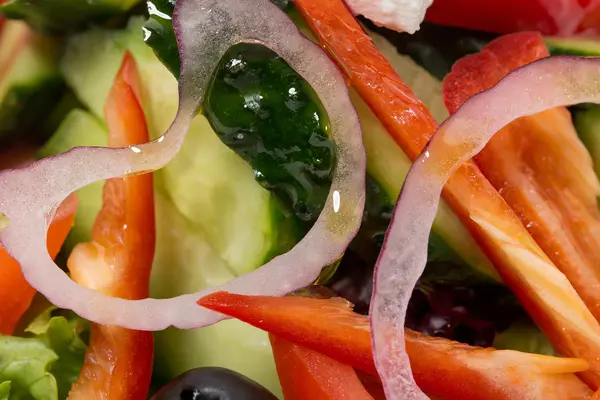 Taze Yunan salatası. — Stok fotoğraf