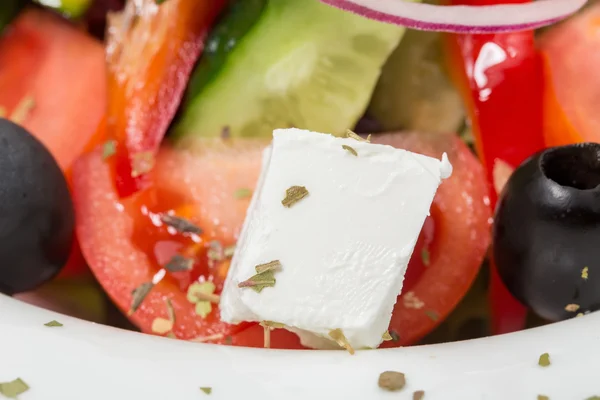 Fresh greek salad. — Stock Photo, Image