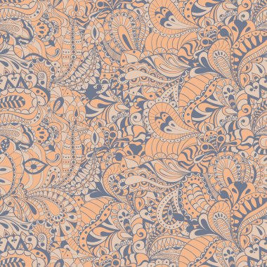 Dikişsiz soyut çizilmiş desen