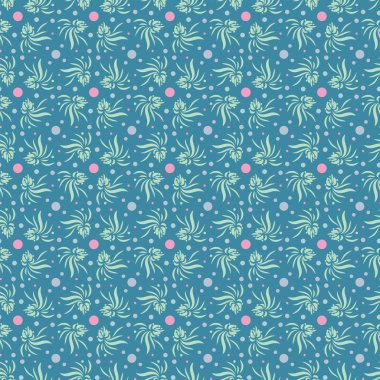 Duvar kağıdı veya kumaş için seamless modeli.