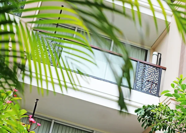 Balconies in modern building — Stock Photo, Image