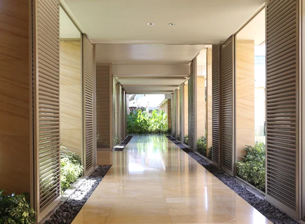 Modern koridor iç h — Stok fotoğraf