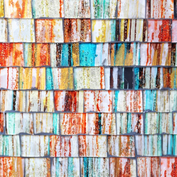 Colorful Glass  mosaic texture — Stock Photo, Image