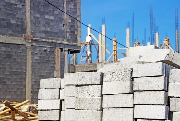 Construction de logements dans une banlieue — 图库照片