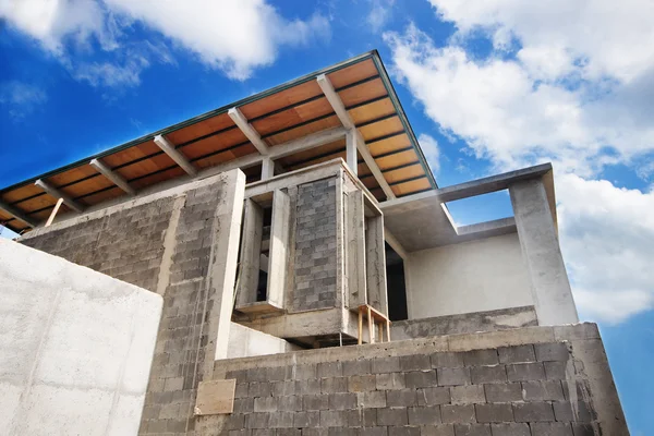 Construction de logements dans une banlieue — Photo