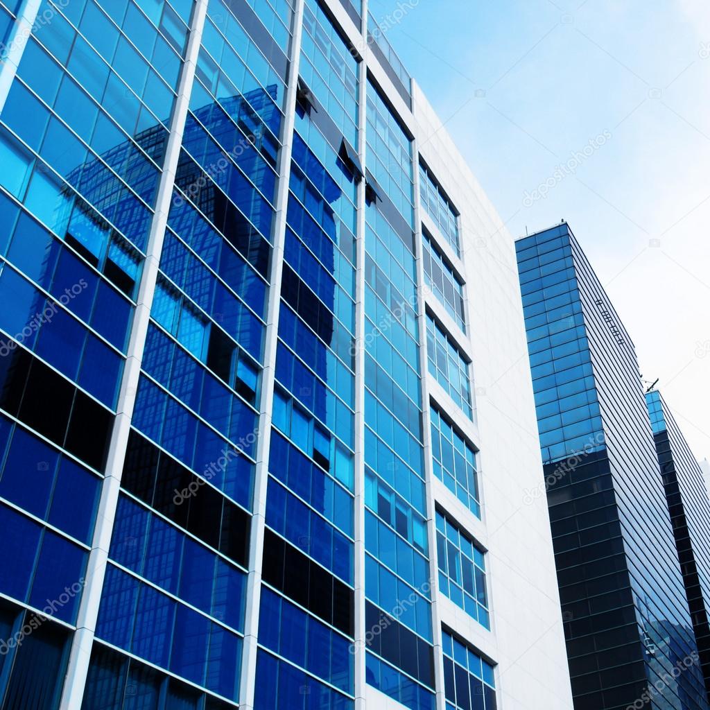 Modern building on a background sky