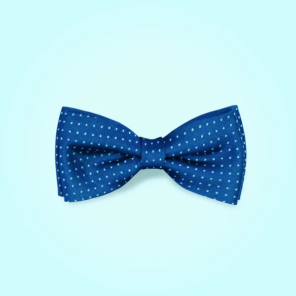 Bow-tie  on a blue background — Stock Photo, Image