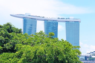Marina Bay Sands Singapur görünümü