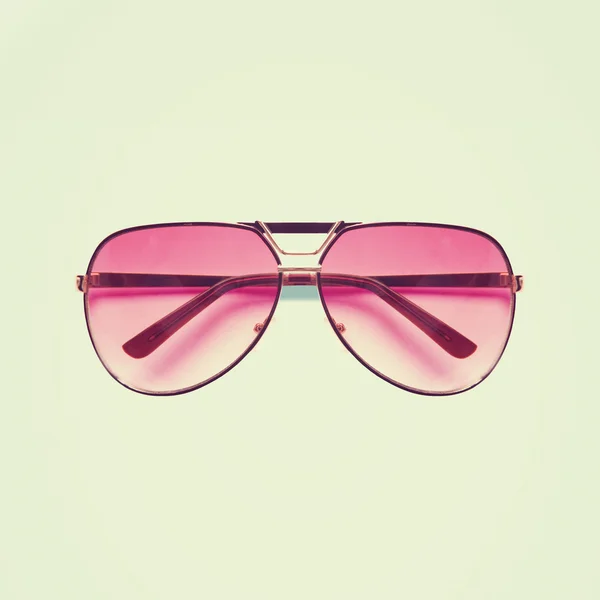 Pink sunglasses, vintage effect — Stock Photo, Image