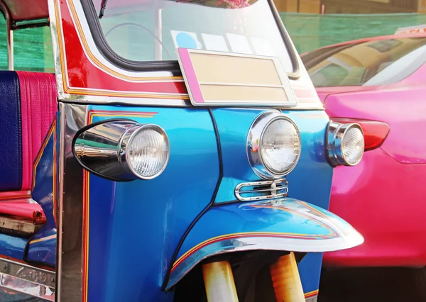 Blue Tuk-Tuk  urban vehicle — Stock Photo, Image