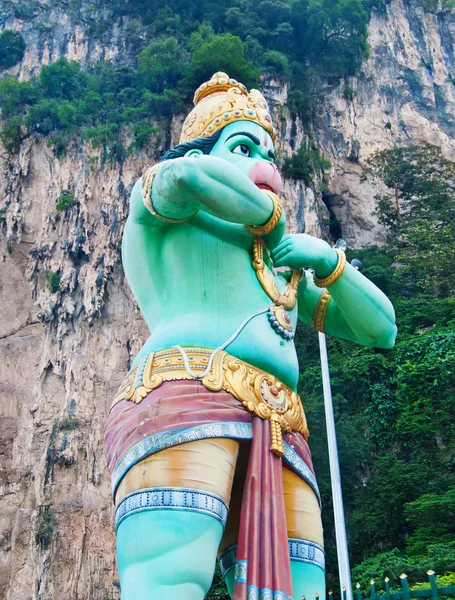 Estatua en las cuevas de Batu, Kuala-Lumpur, Malasia — Foto de Stock
