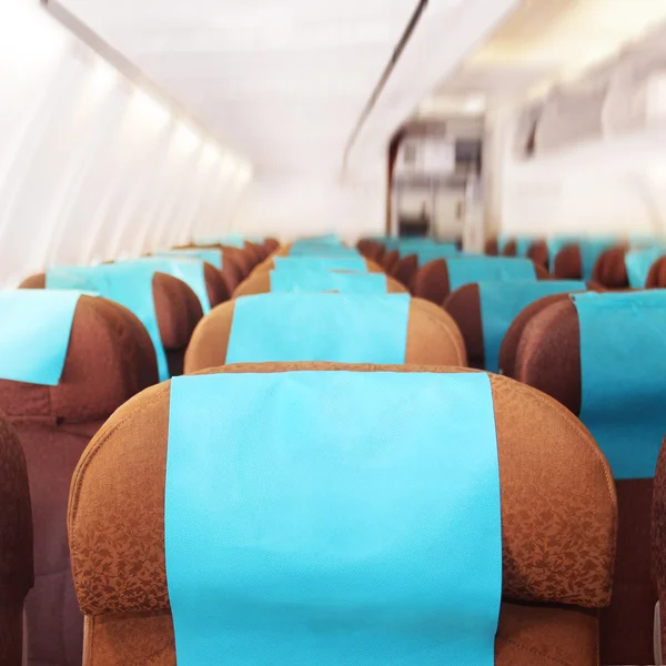 Interior of the plane — Stock Photo, Image