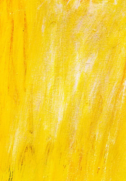 Pintura de textura de fondo amarillo —  Fotos de Stock