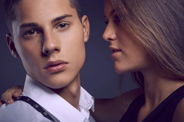 moda portre genç güzel Çift 