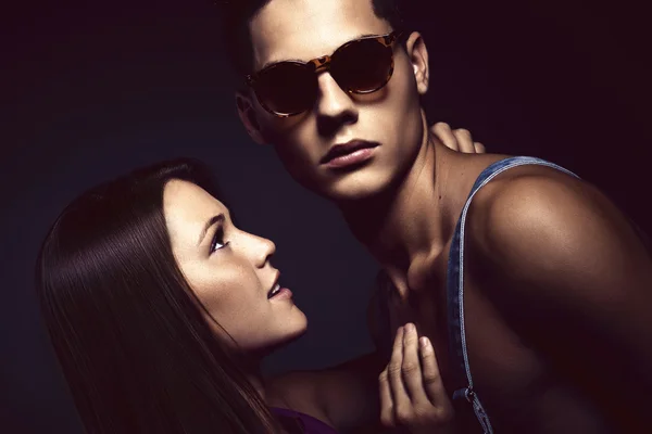 moda portre genç güzel Çift 