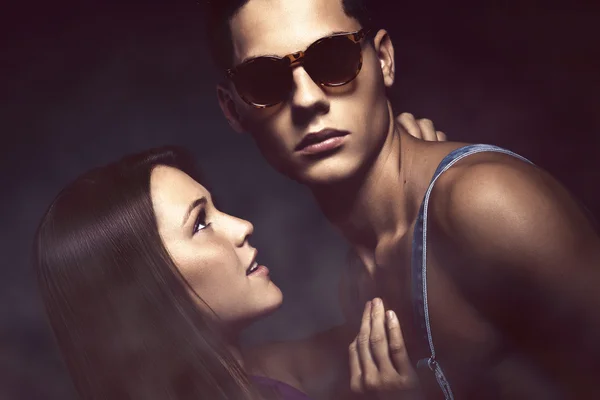 moda portre genç güzel Çift 