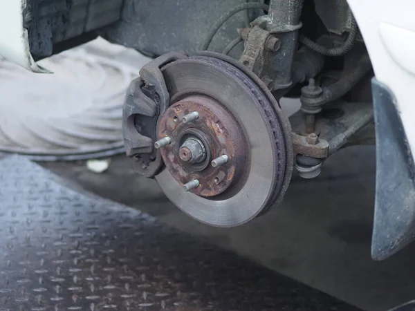 Car Wheel Replacement Car Service — Stock Photo, Image