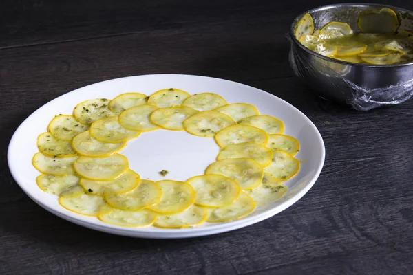 carpaccio ile limon kabak