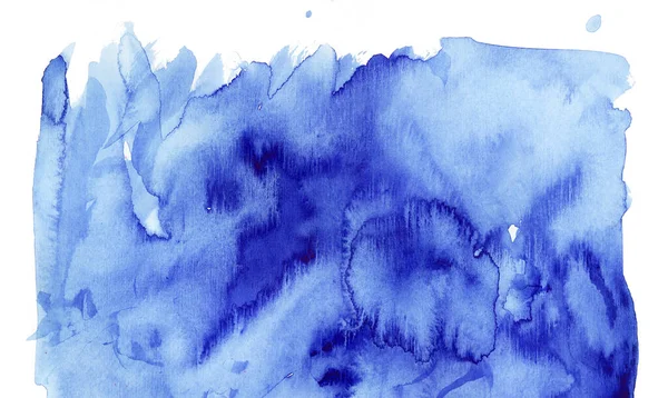 suluboya ile çizilmiş mavi dikdörtgen