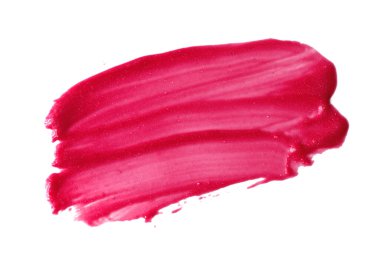 Beyaz arkaplanda ruj lekesi lekesi