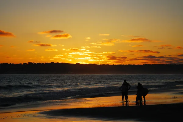 Goldener Sonnenuntergang — Stockfoto