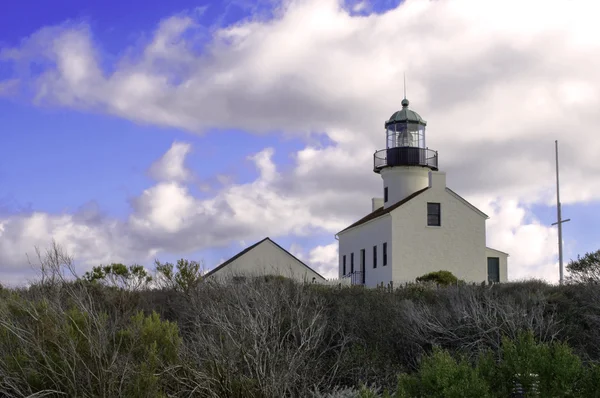 Maják na aplikaci Cabrillo národní Park — Stock fotografie