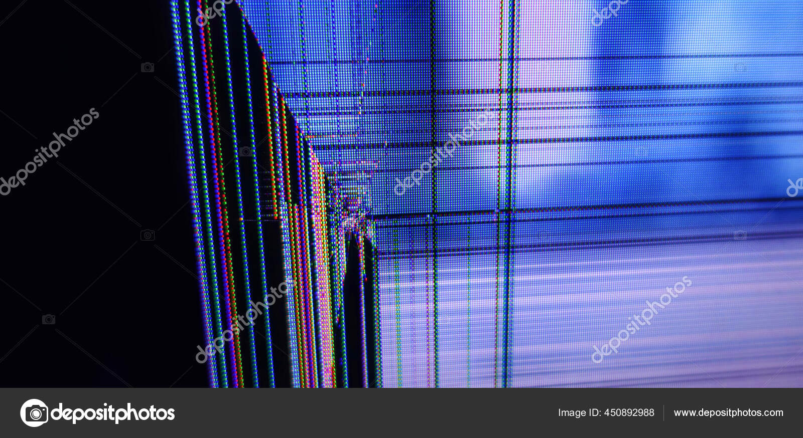 is my lcd screen broken in stock