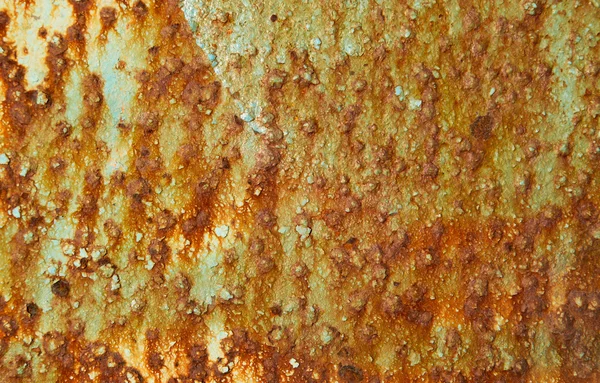 Achtergrond van oude, roestig ijzer met een kale verf — Stockfoto