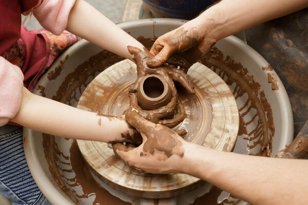 Creativity on a potter's wheel