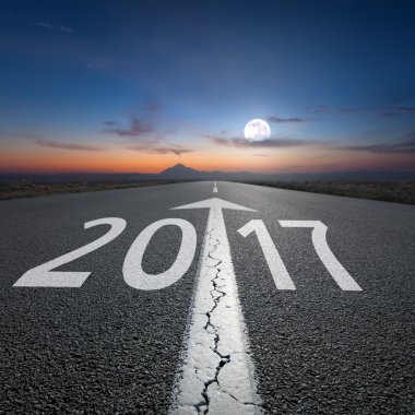 Pastoral şafakta yaklaşan 2017 için boş açık yol