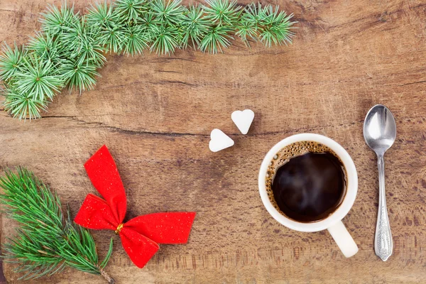 Cup of coffee with christmas decoration 5 — Stock Photo, Image