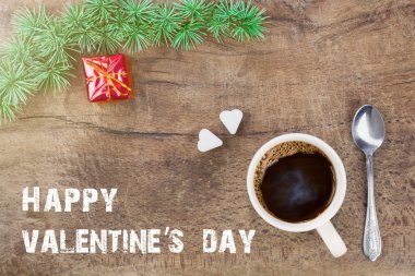 Kahve Sevgililer dekorasyonu ile