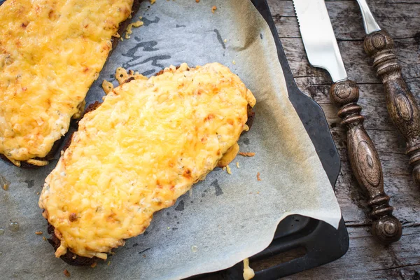 Panini al formaggio alla griglia — Foto Stock