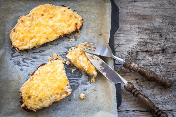 Panini al formaggio alla griglia — Foto Stock