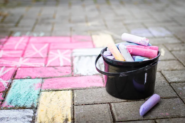 Gessetti colorati per bambini — Foto Stock