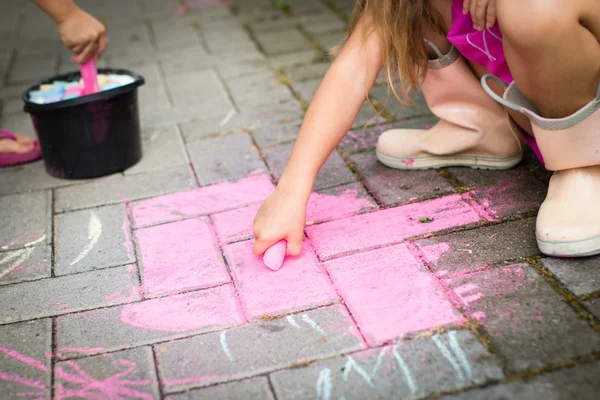 Tiza de colores para niños — Foto de Stock