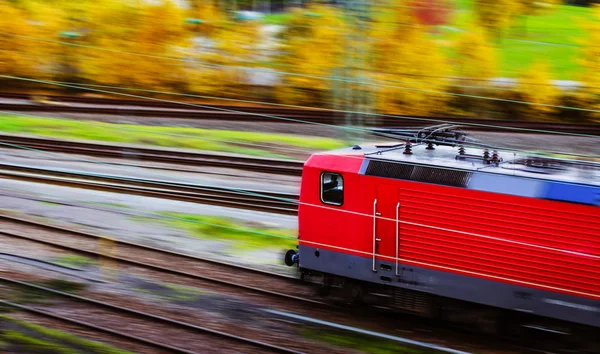 Red train — Stock Photo, Image