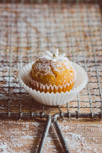 Bolo de baunilha — Fotografia de Stock